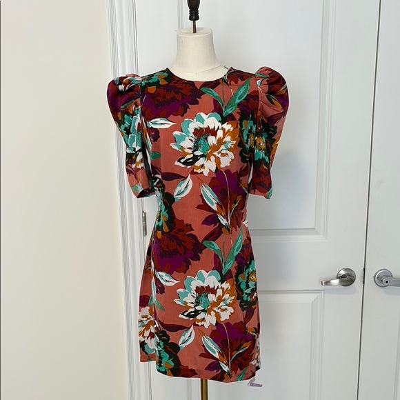 ALI & JAY Floral Puff Sleeve Mini Dress - Picture 4 of 9